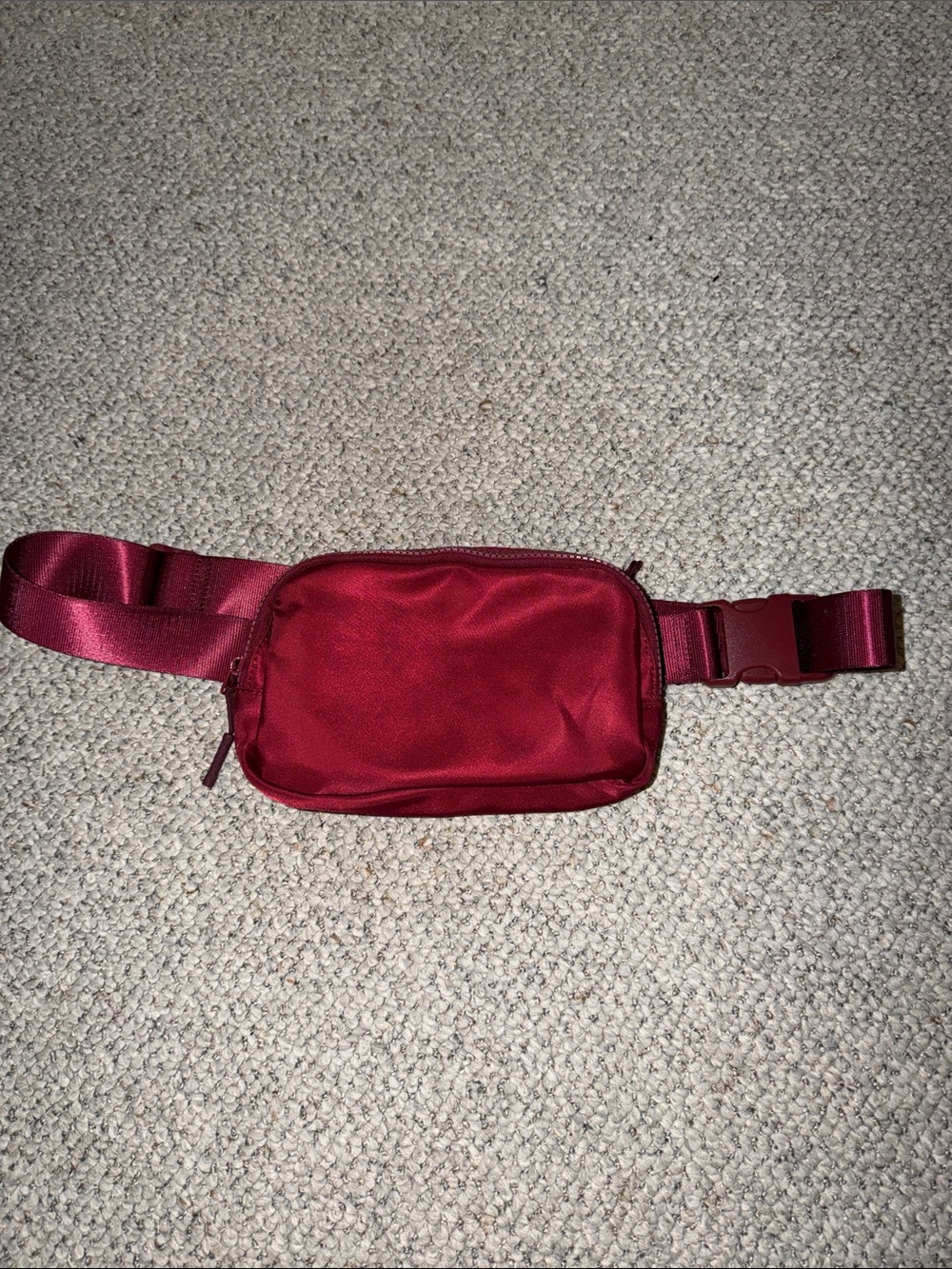 Women's Mini Belt Bag in Burgundy